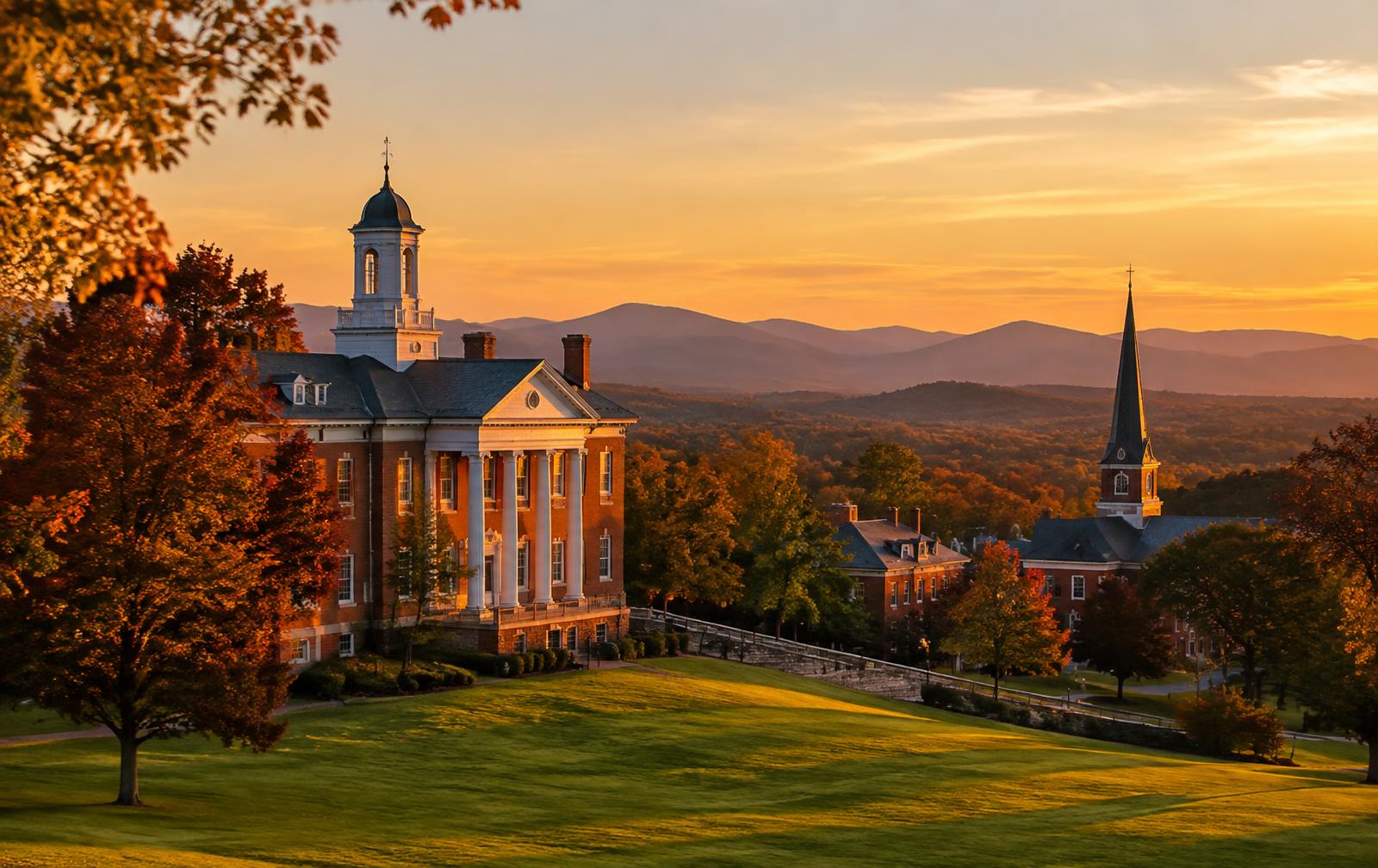 VES campus above Lynchburg